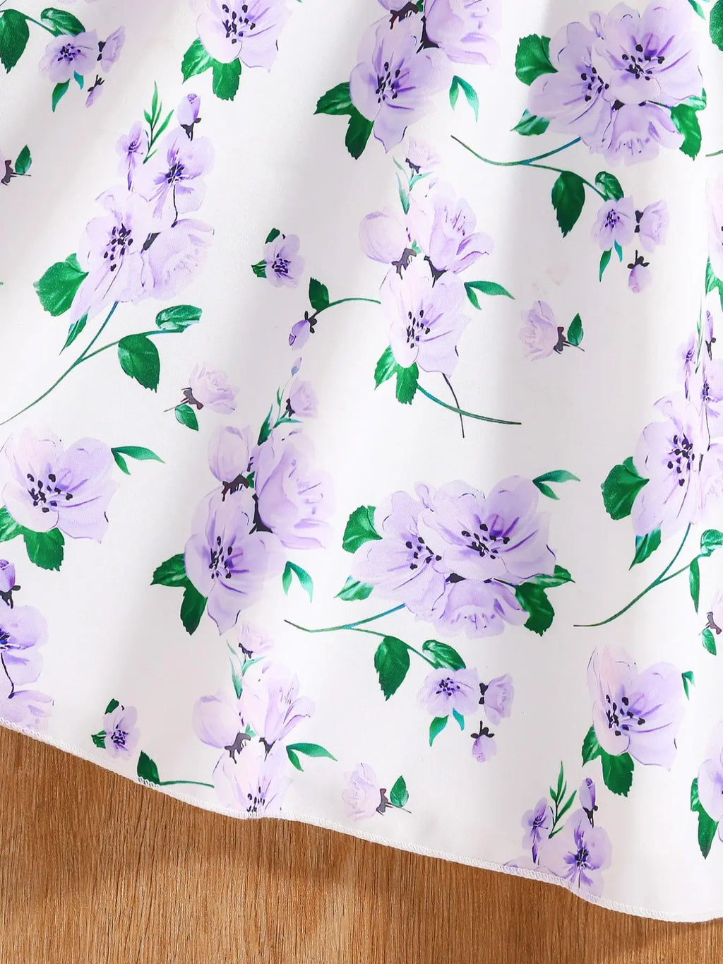 Girl'S Floral Print Dress & Short Sleeve Outerwear Set, Casual Outerwear & Ditsy Floral Dress, Summer Clothes for Kids, Floral Printed Dress, Floral Pattern Dress