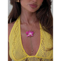 Nowah Orchid Necklace Gold