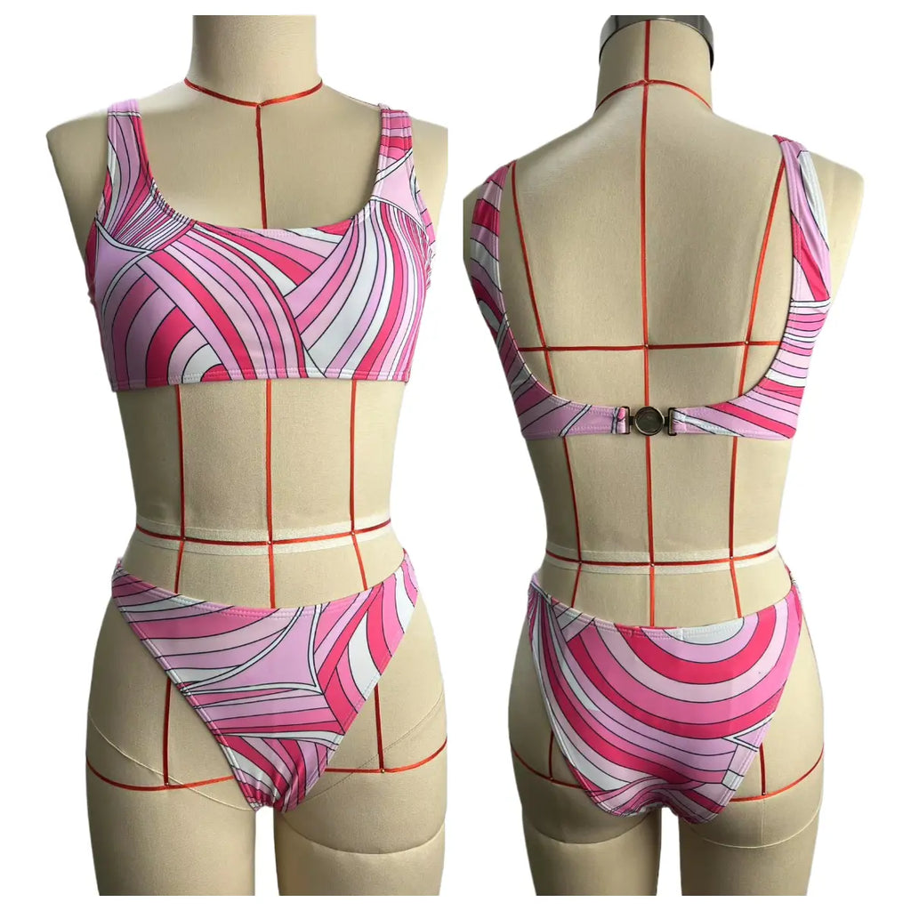 [Summervibes] XS-XL Luxury Women'S Floral Silk Three Piece Bikini Set - Bohemian Beach Swimwear with Scarf & Headband, Softsmoothadjustable Swimsuits for Women Summerbeach,Swimming Pool, Hot Spring Swimsuit