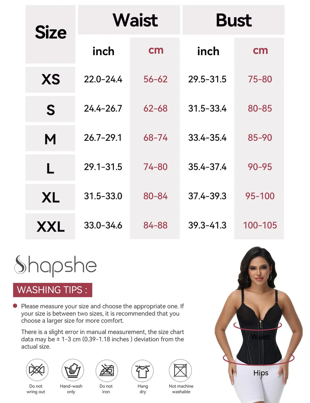 SHAPSHE Waist Trainer for Women Corset Shapewear Tummy Control Workout Cincher Vest Body Shaper Going Out Tops with Bra