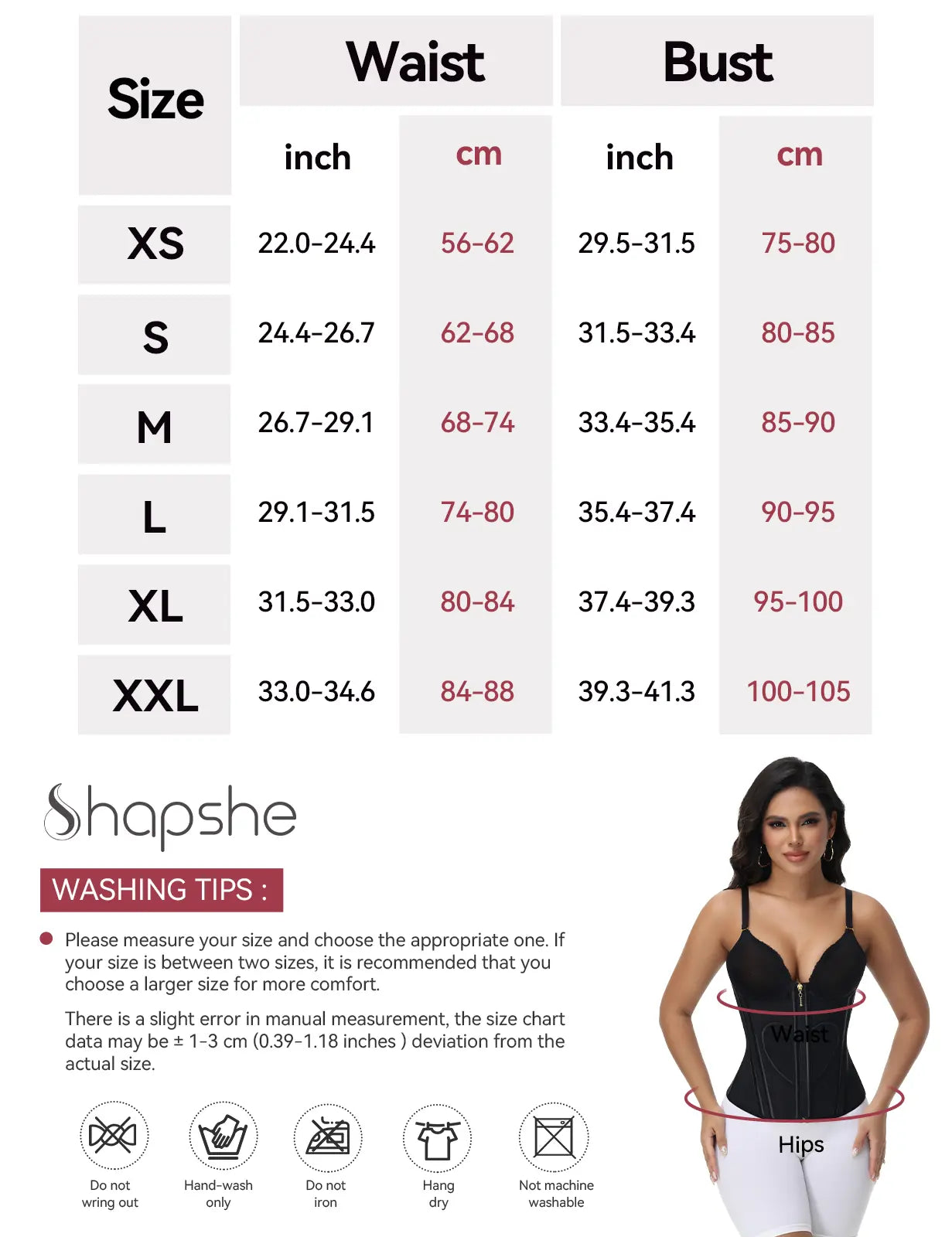 SHAPSHE Waist Trainer for Women Corset Shapewear Tummy Control Workout Cincher Vest Body Shaper Going Out Tops with Bra