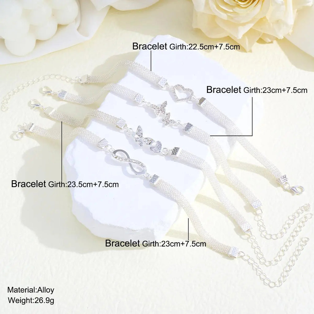 Infinite Diamond Anklet Creative Retro Alloy Anklet